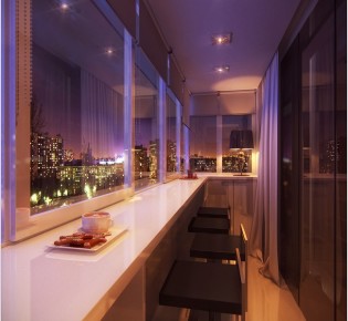 Как спроектировать освещение балкона: выбираем вариант, учитывая особенности помещения