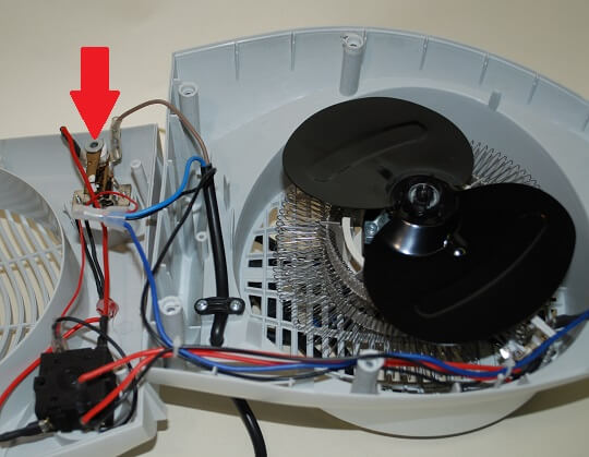 Биметаллический терморегулятор, причина неисправности тепловентилятора