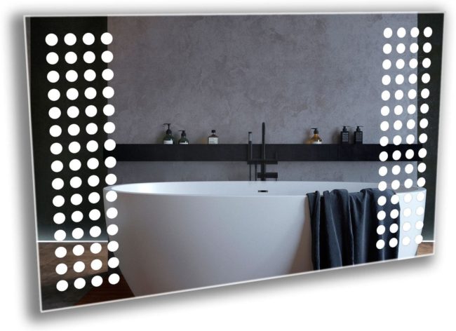 Светодиодная ванной подсветка большого зеркала 