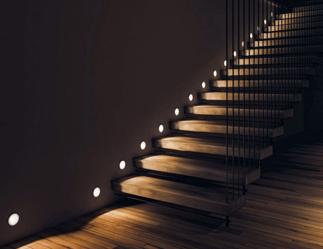 Светодиодная ступеней лестницы